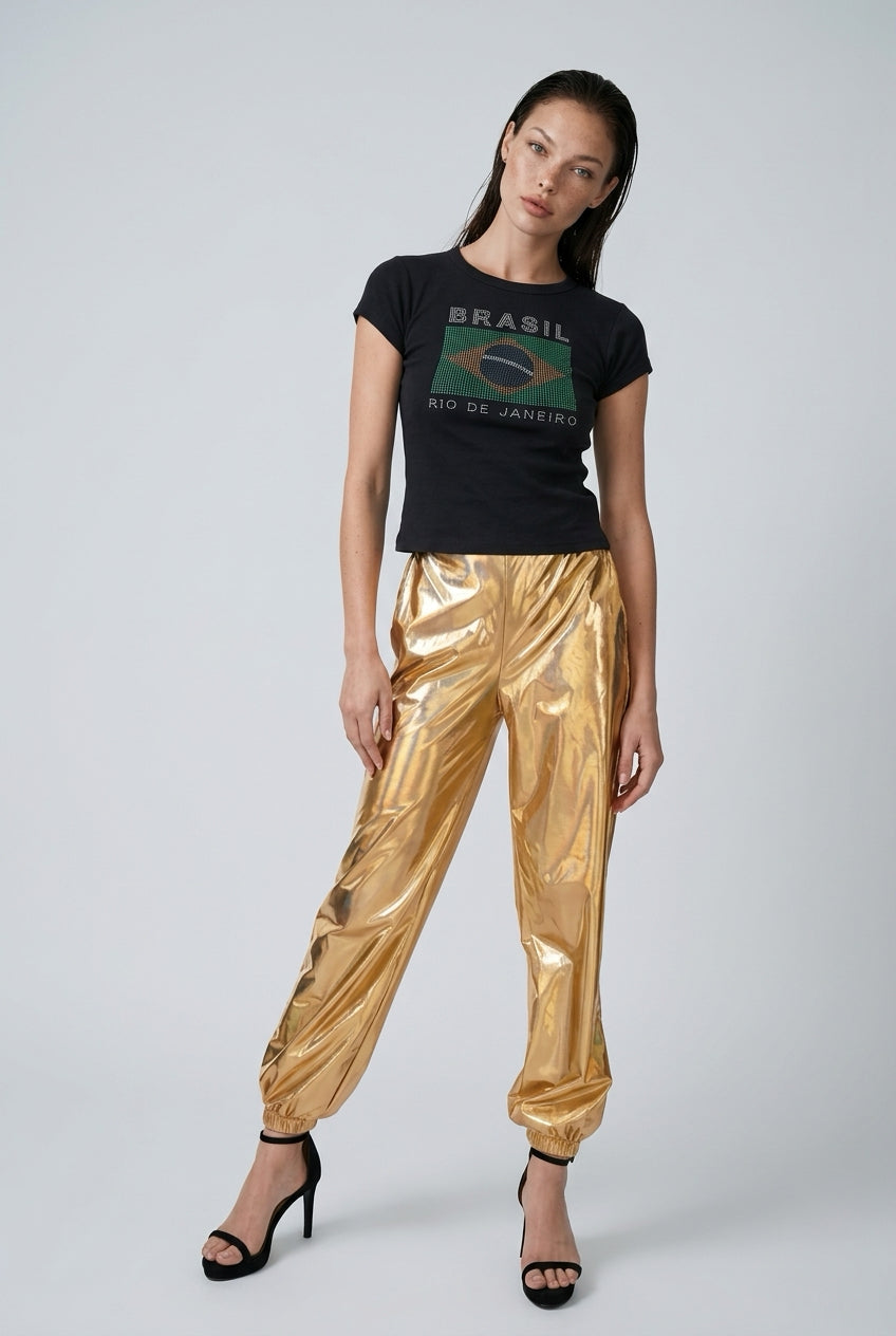 Camiseta Brasil disco