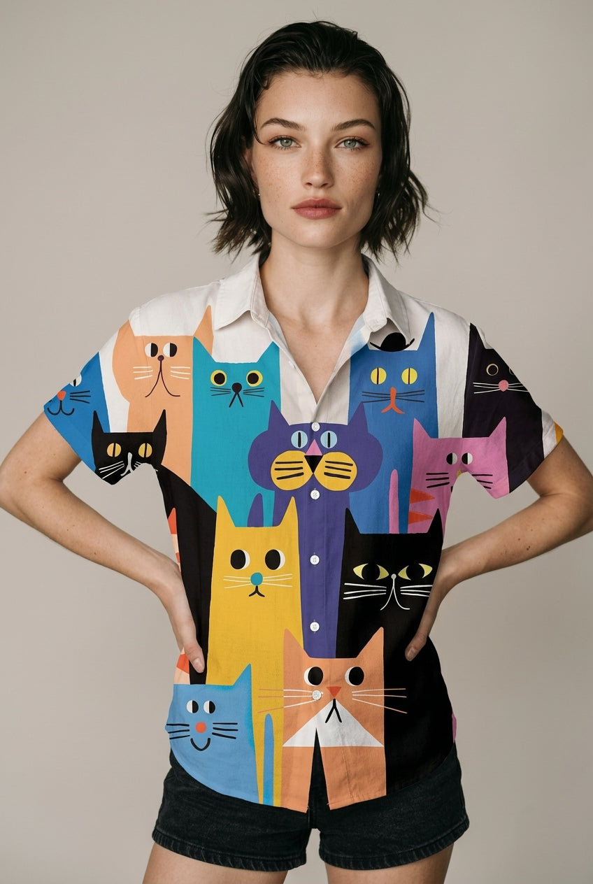 Camisa cat modern