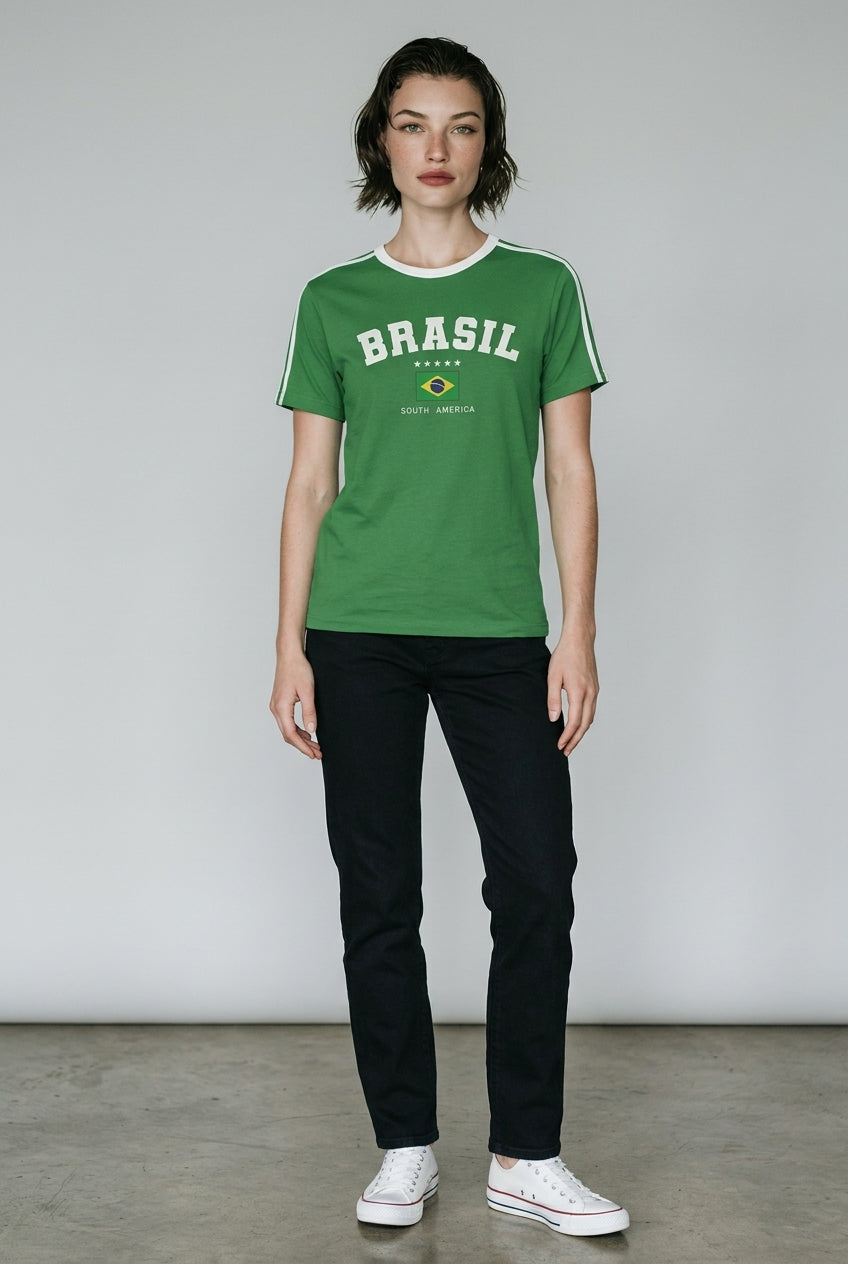 Camisa Brasil cores