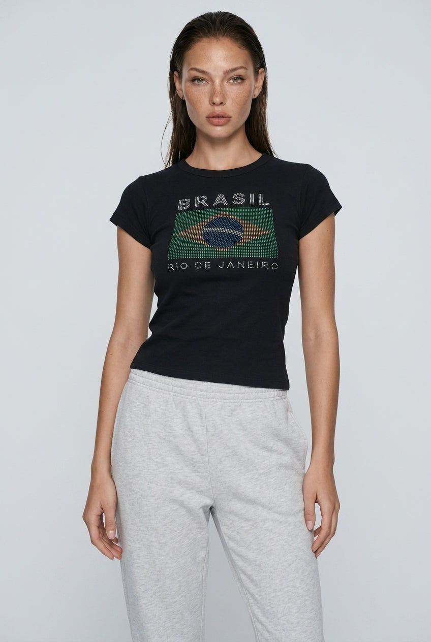Camiseta Brasil disco