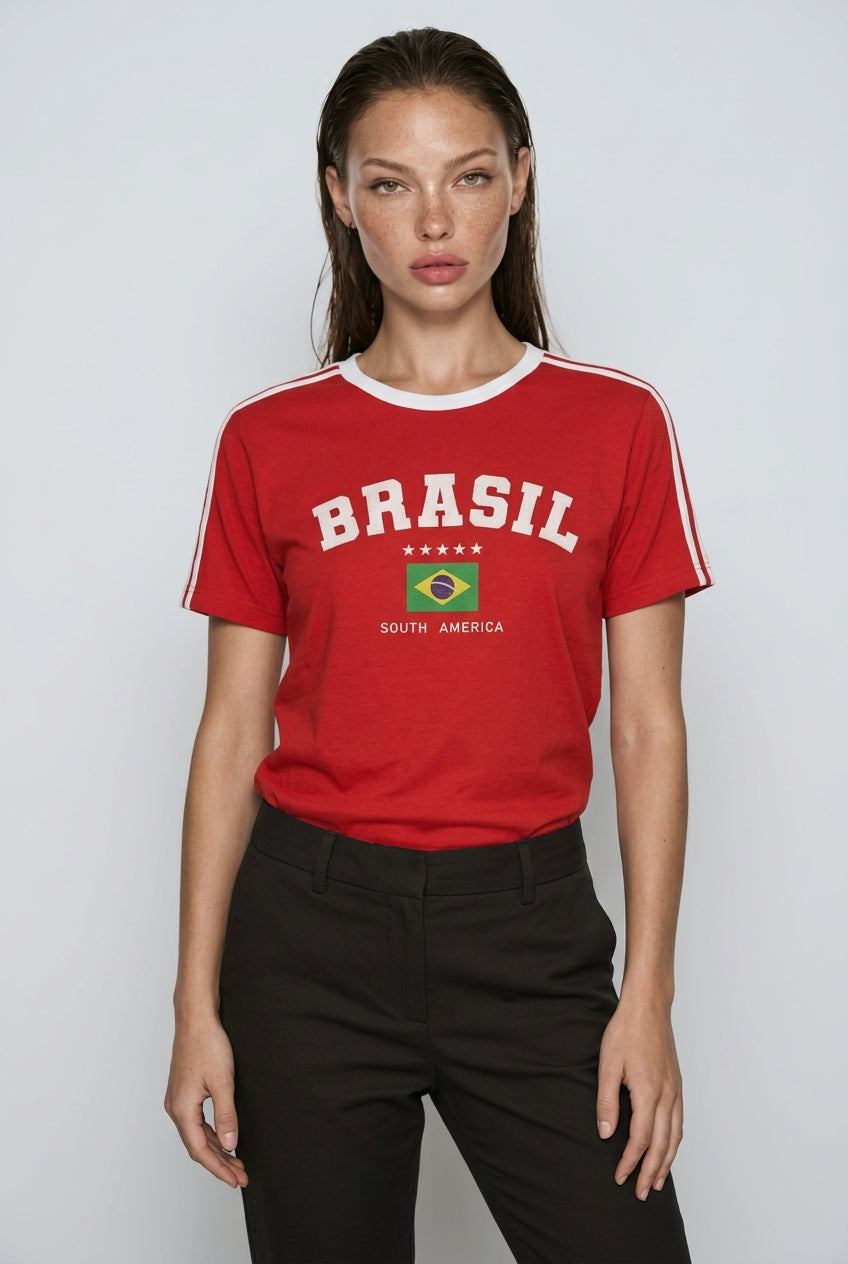 Camisa Brasil cores