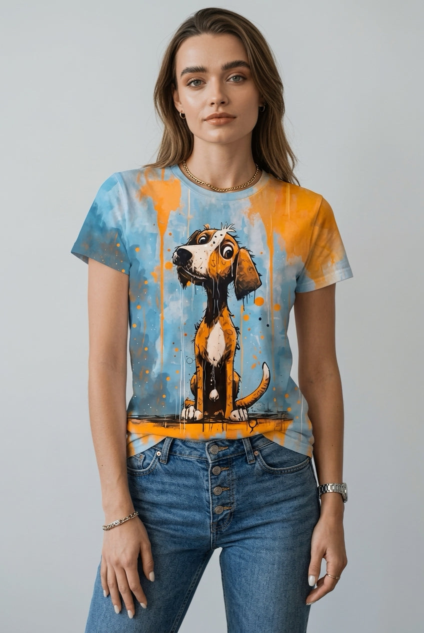 Camiseta Dog pintura