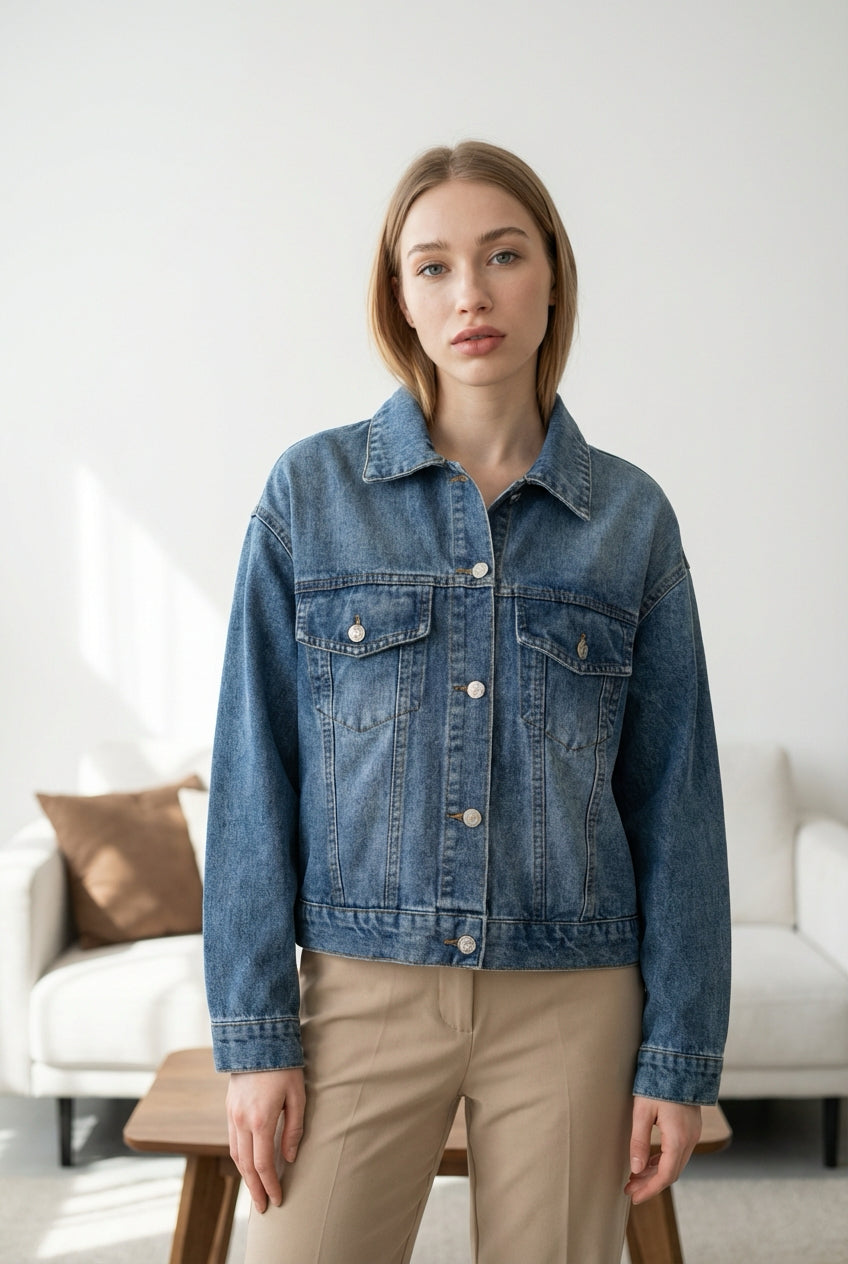 jaqueta jeans BOHO