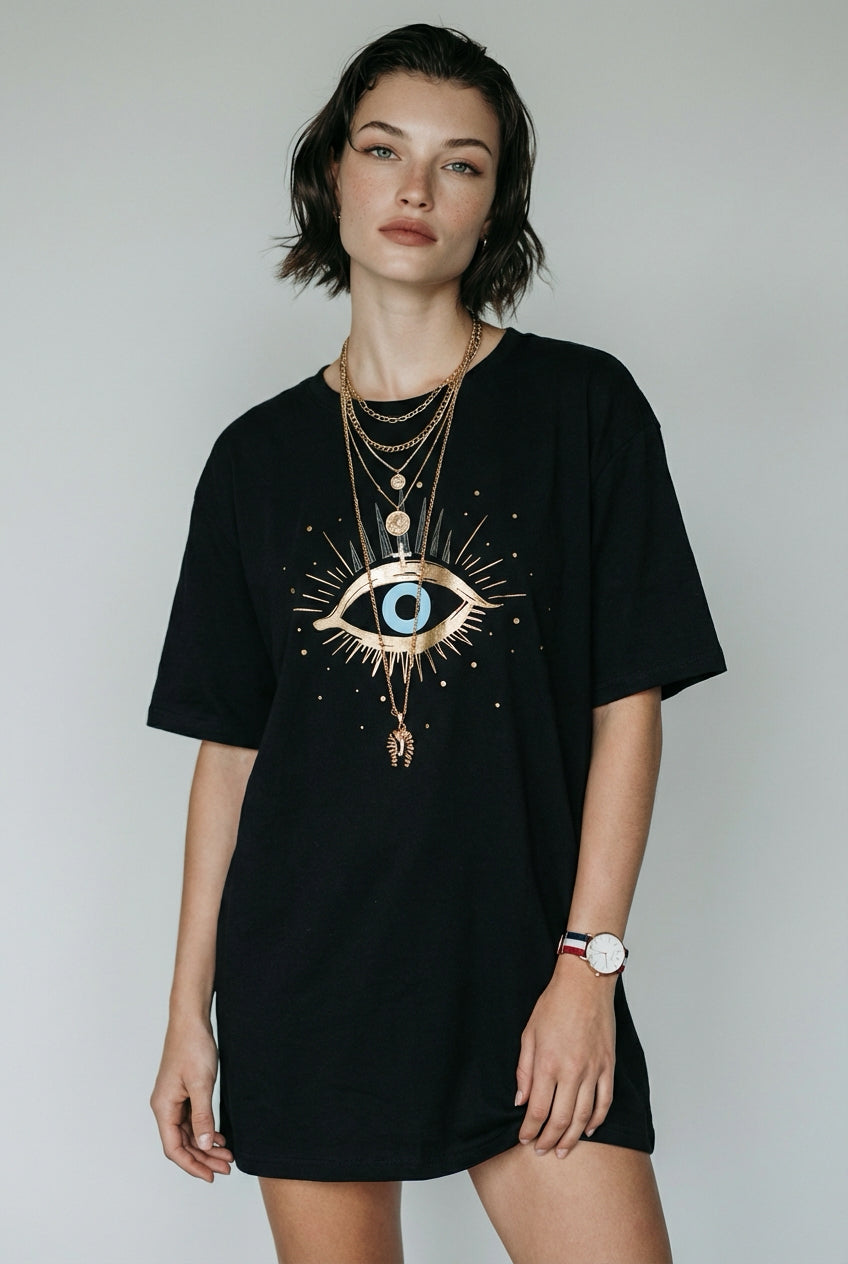 Mini vestido astral