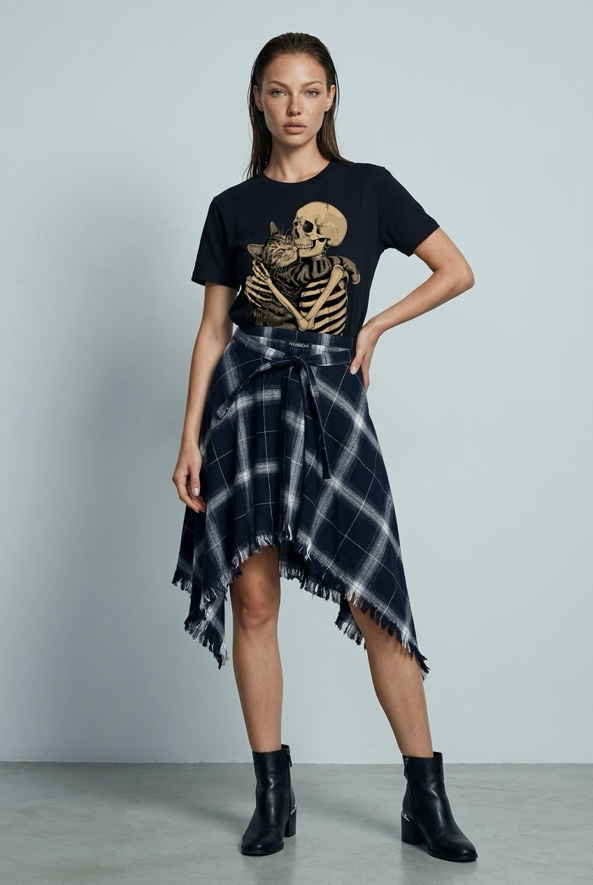 Camiseta esqueleto cat
