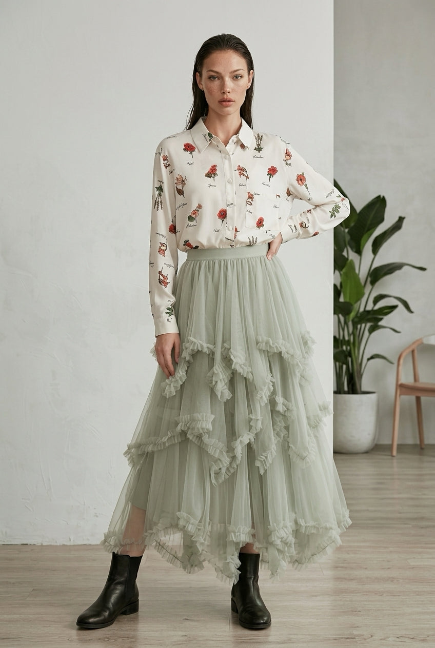 Camisa flower