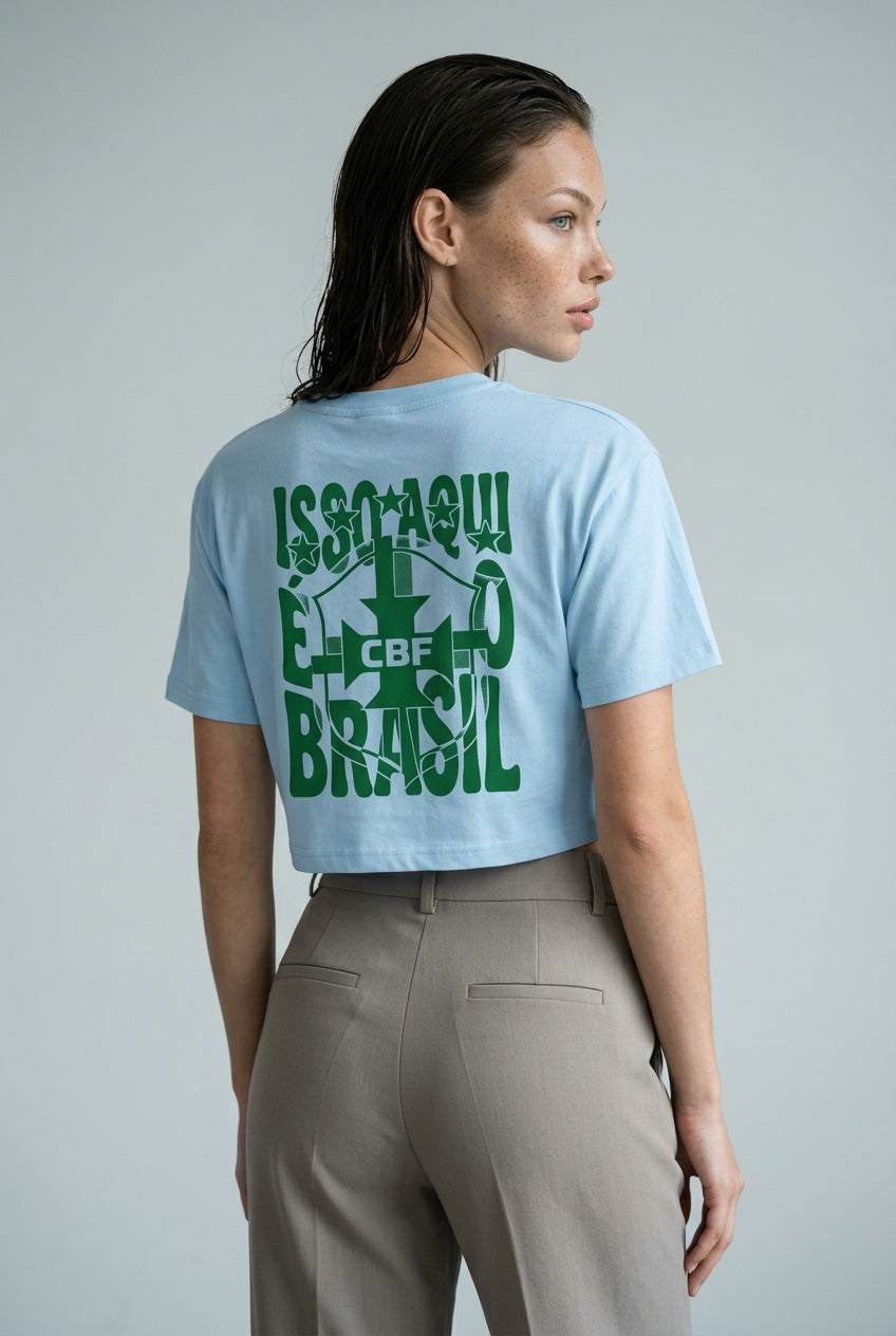 Cropped Brasil cores