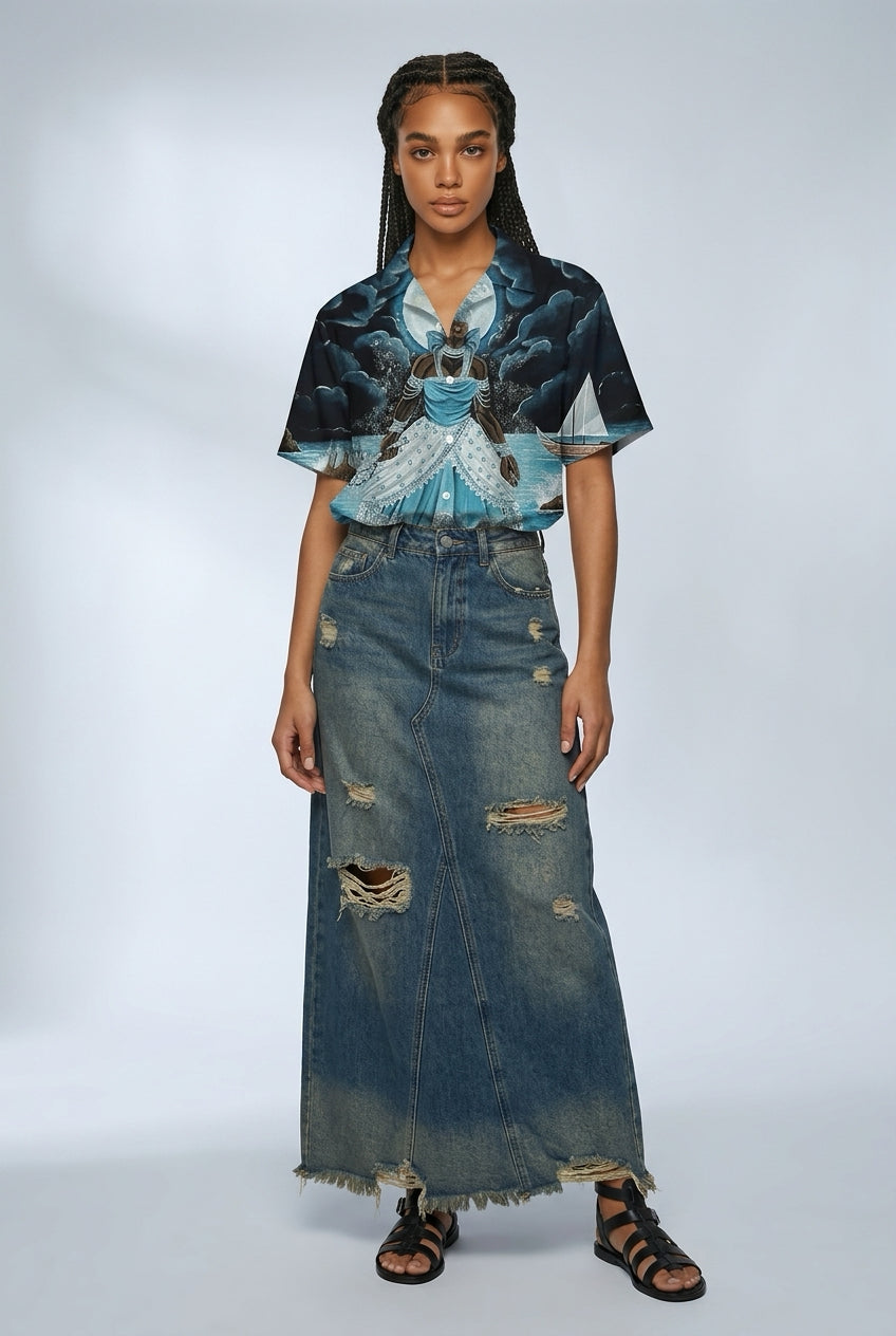 Camisas vai na fé estampas