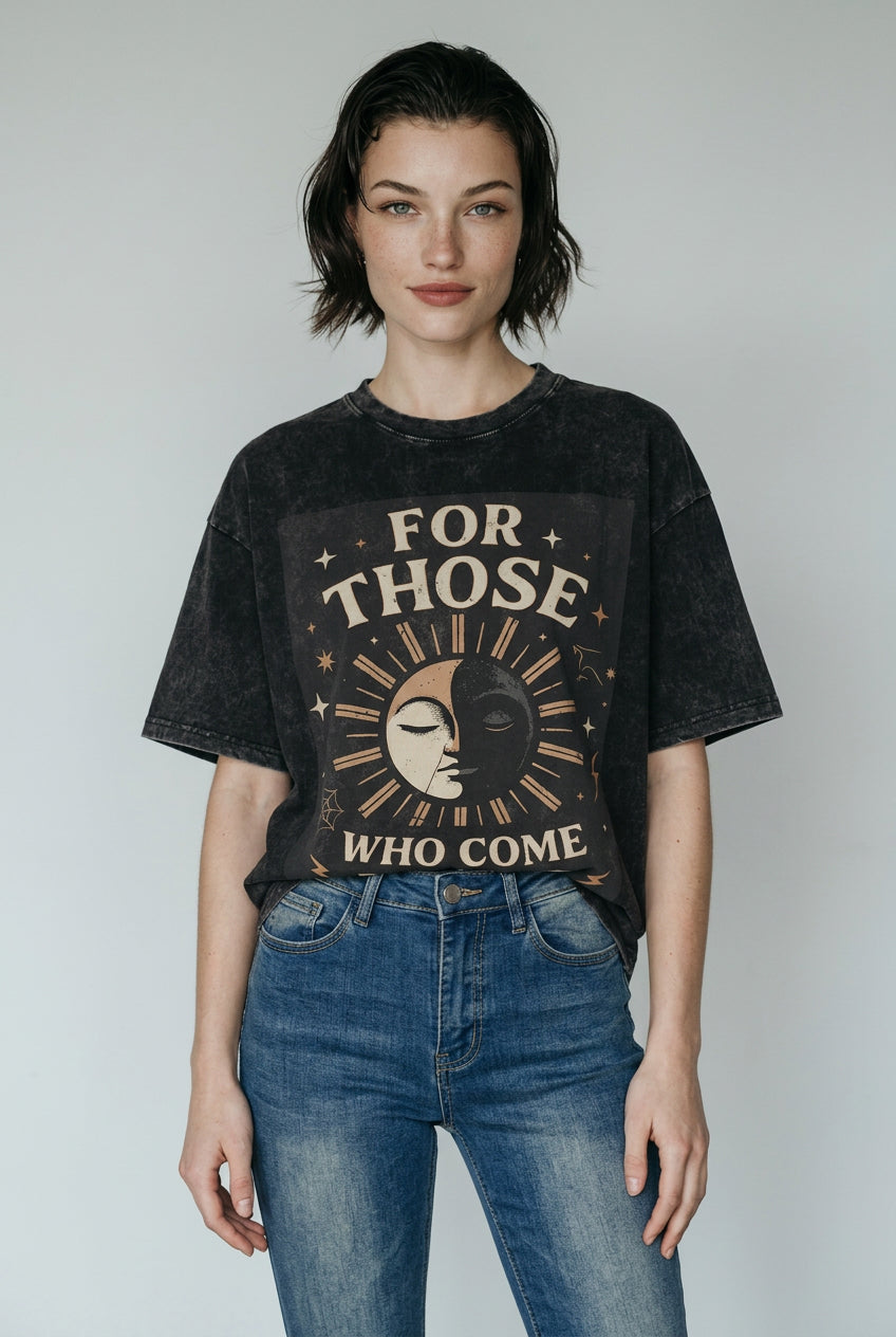 Camiseta sol negro
