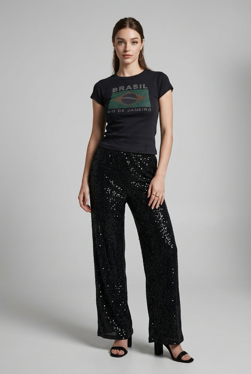Camiseta Brasil disco