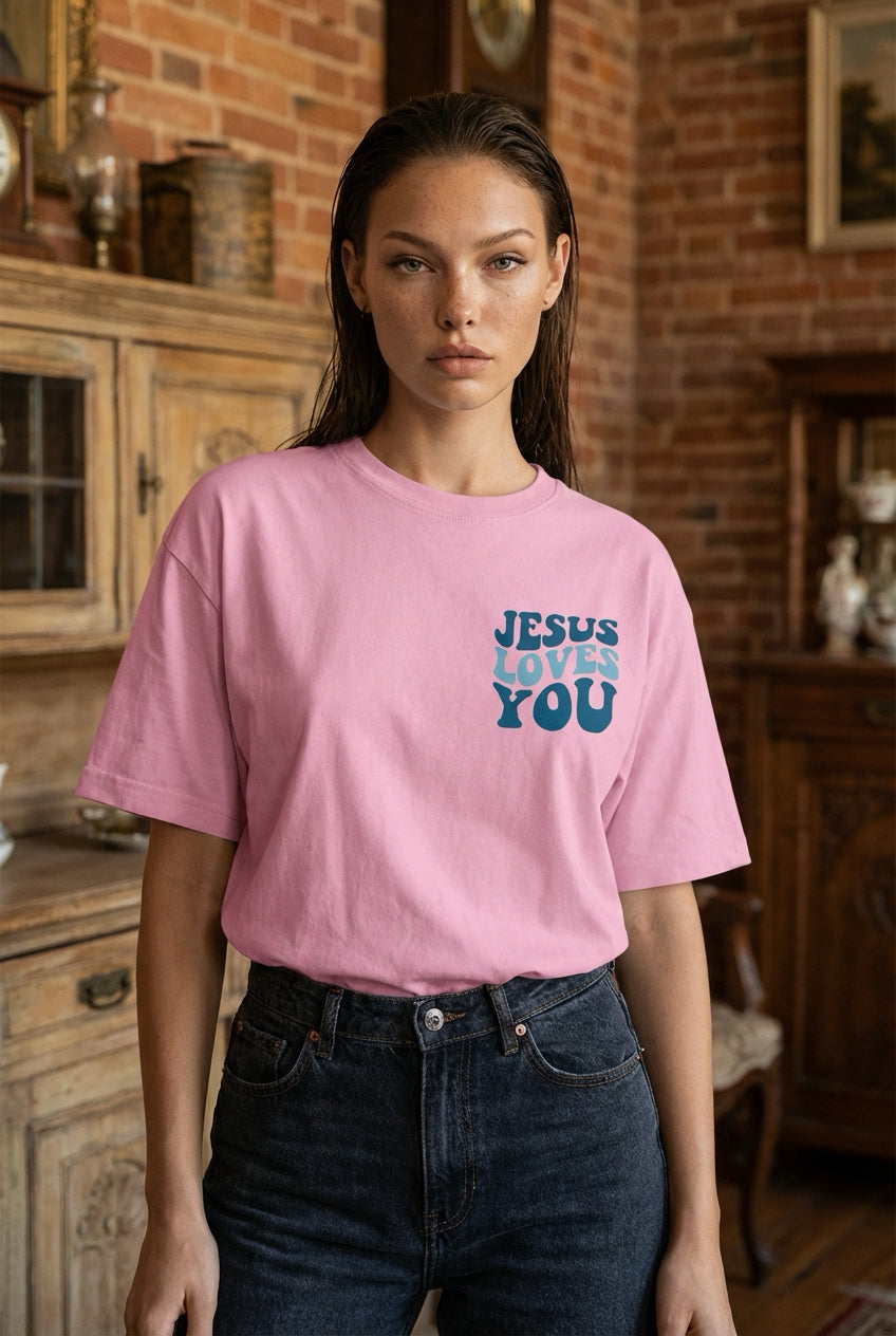 Jesus ama você t-shirt