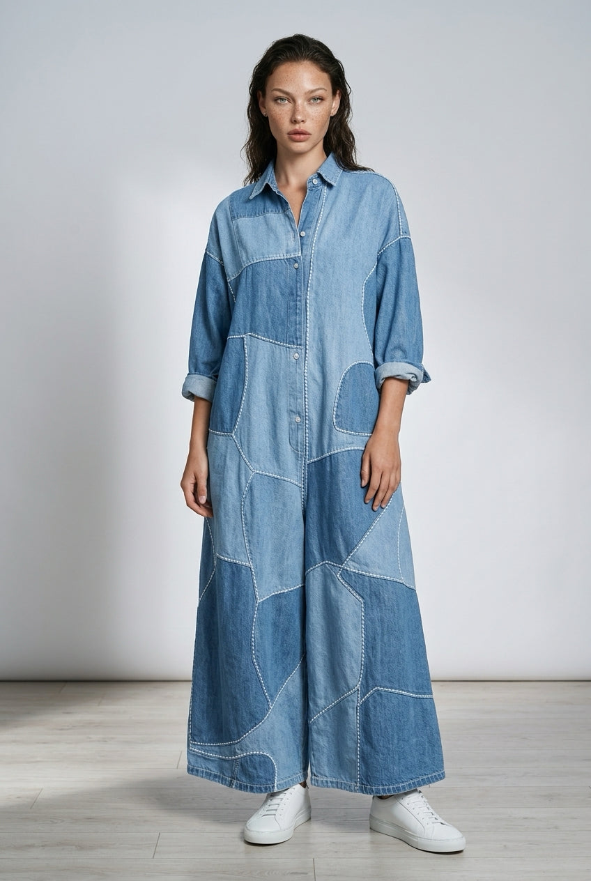 Macacão Feminino jeans estampas