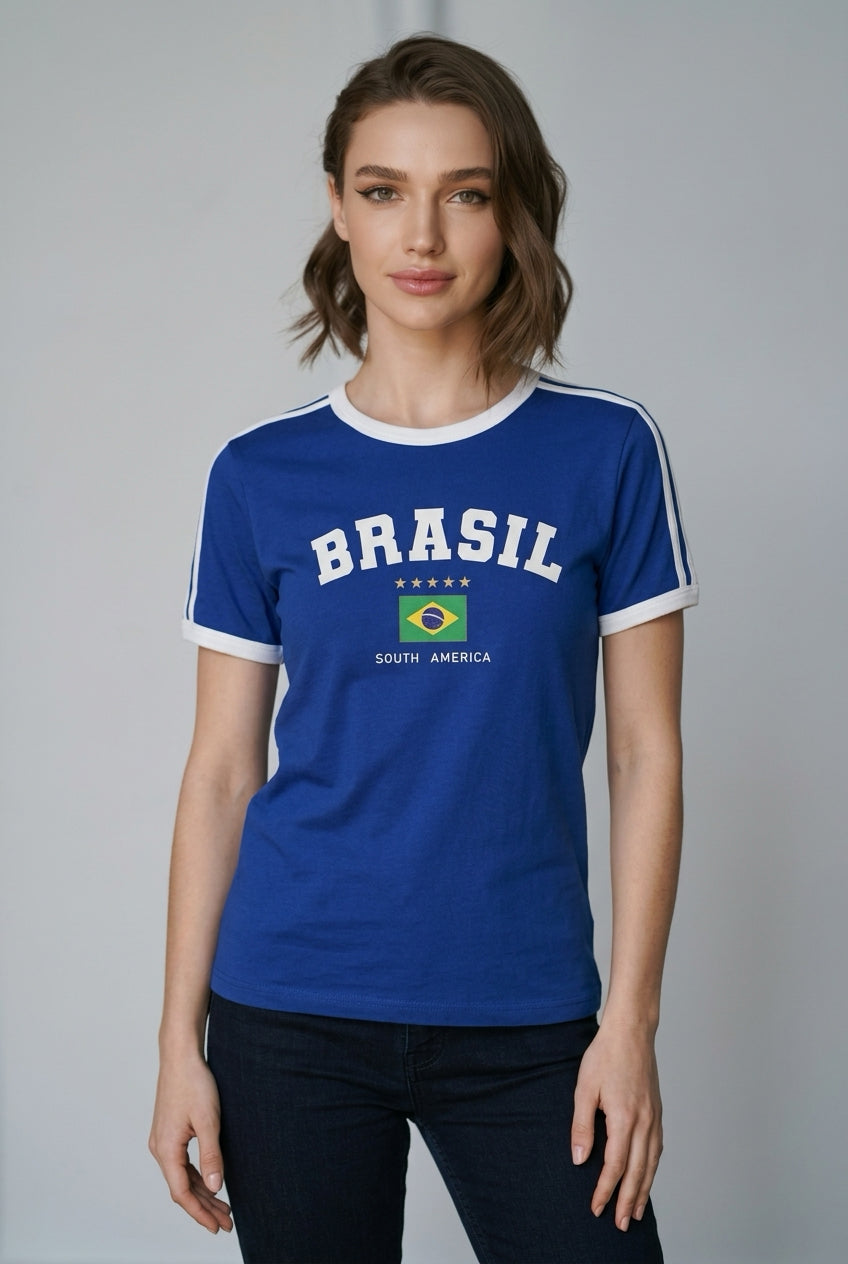 Camisa Brasil cores