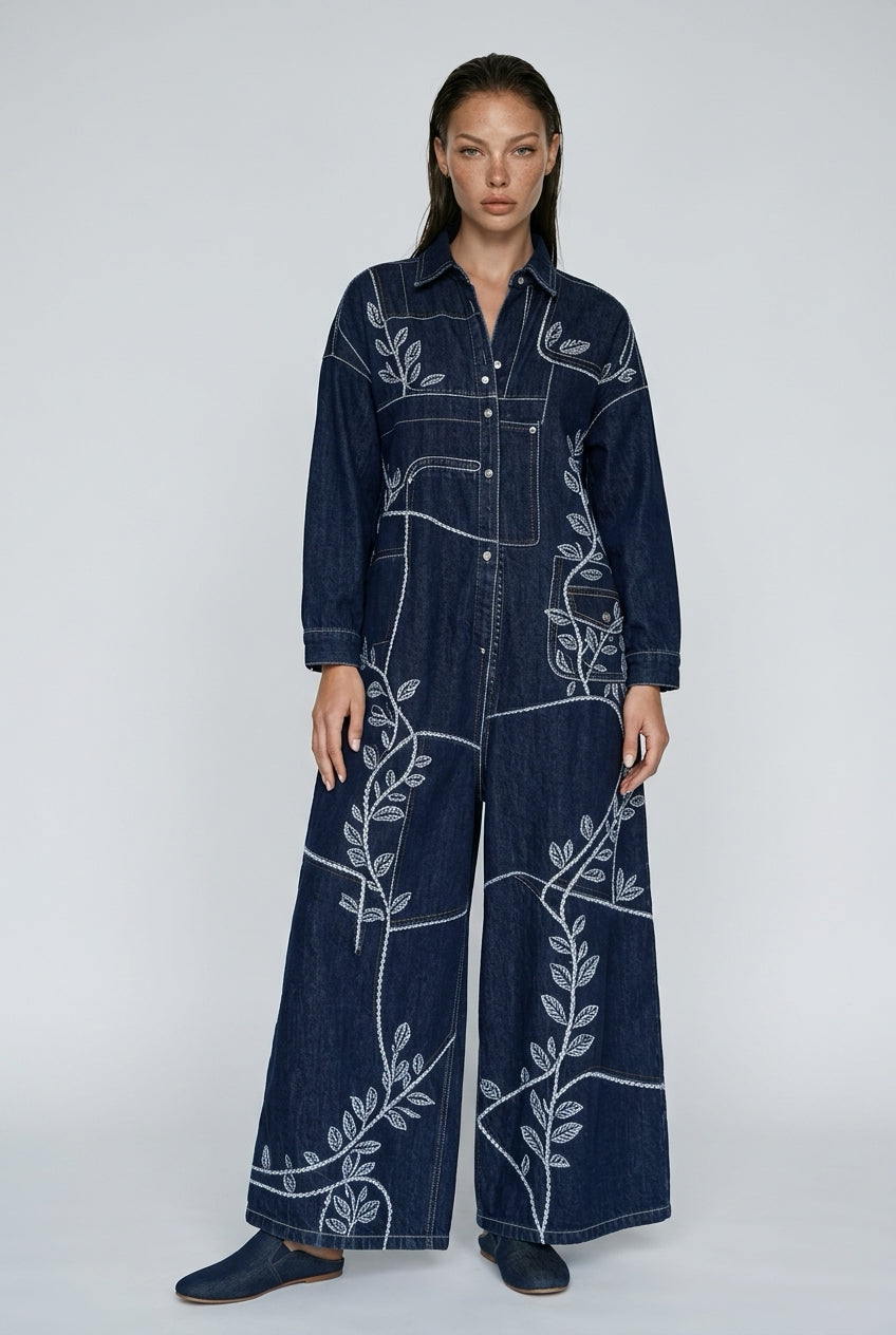Macacão Feminino jeans estampas