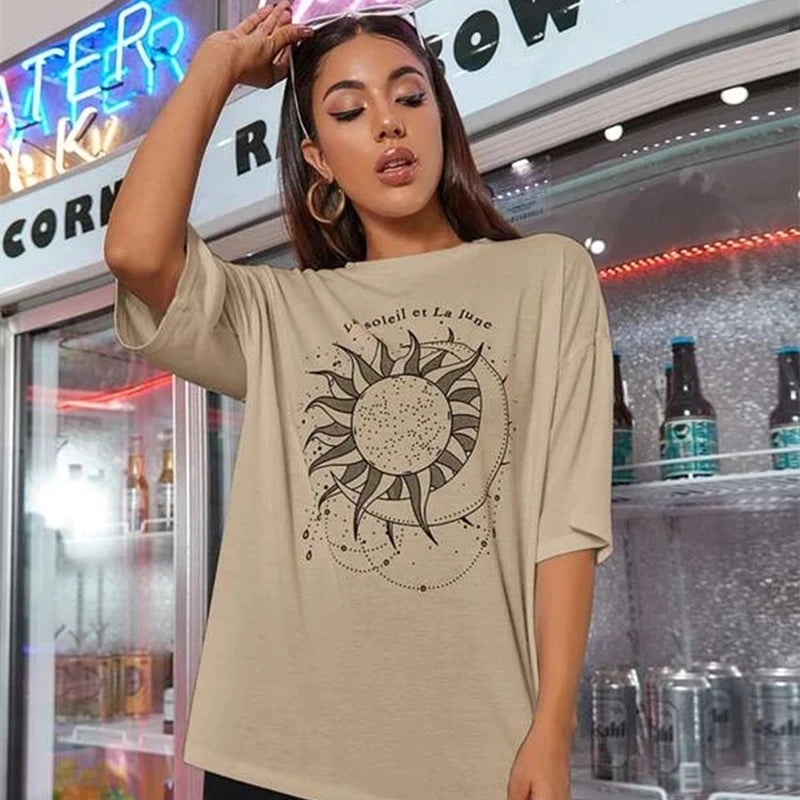 Camiseta feminina algodão