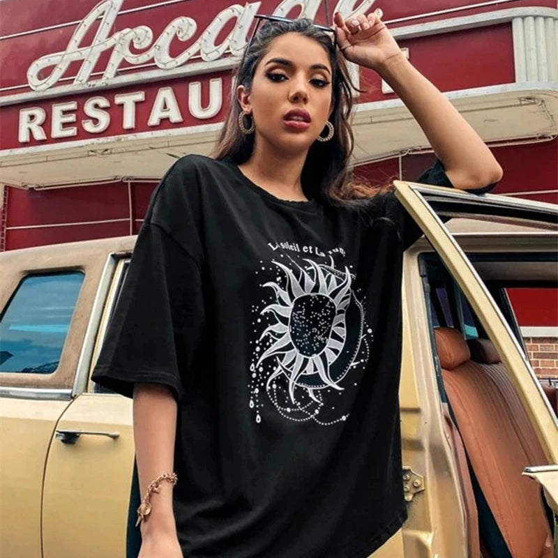 Camiseta feminina algodão