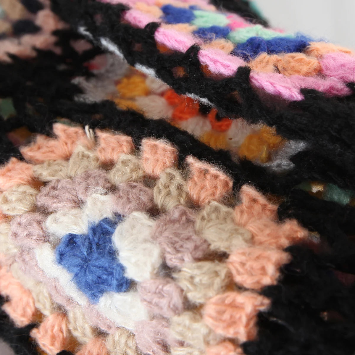 Cardigan crochê flowers TAM único