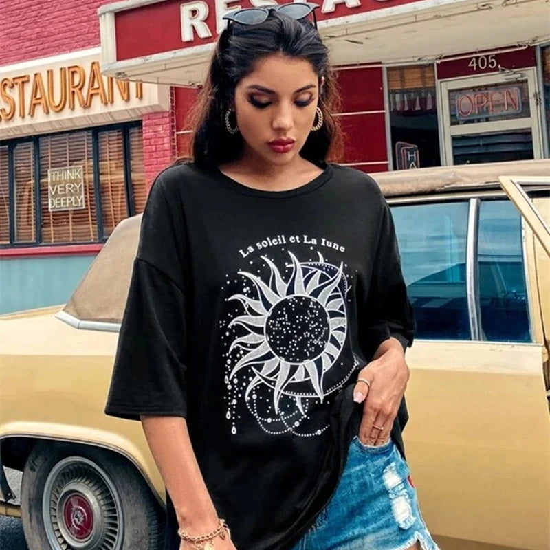Camiseta feminina algodão