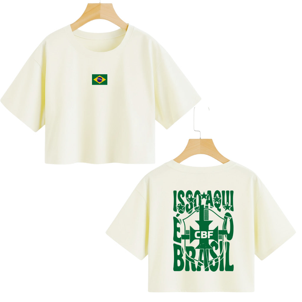 Cropped Brasil cores