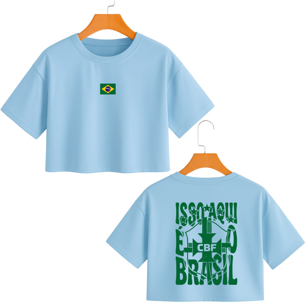 Cropped Brasil cores