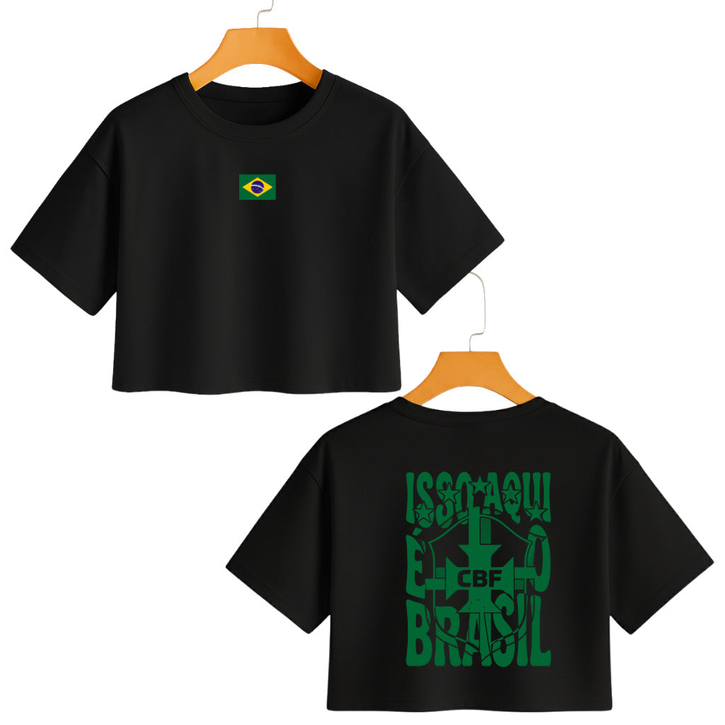 Cropped Brasil cores