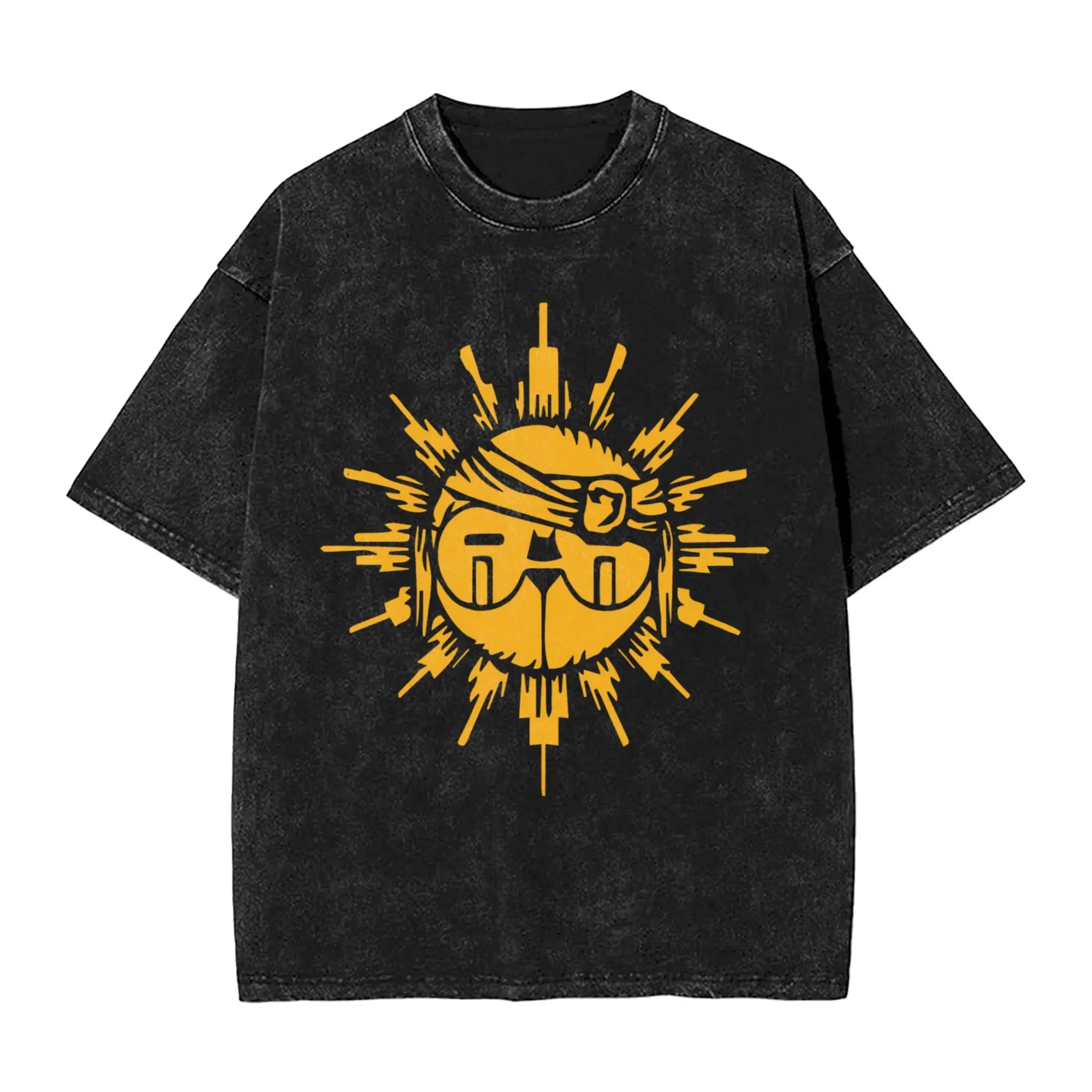 Camiseta sol negro