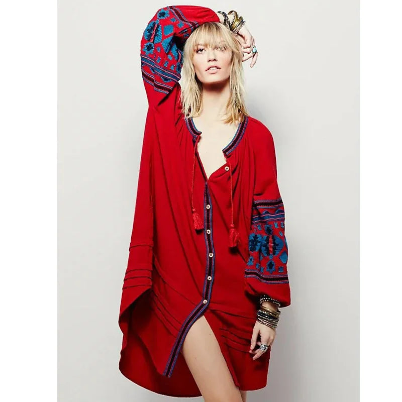 Vestido BATA . Boho