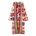 Cardigan crochê flowers TAM único