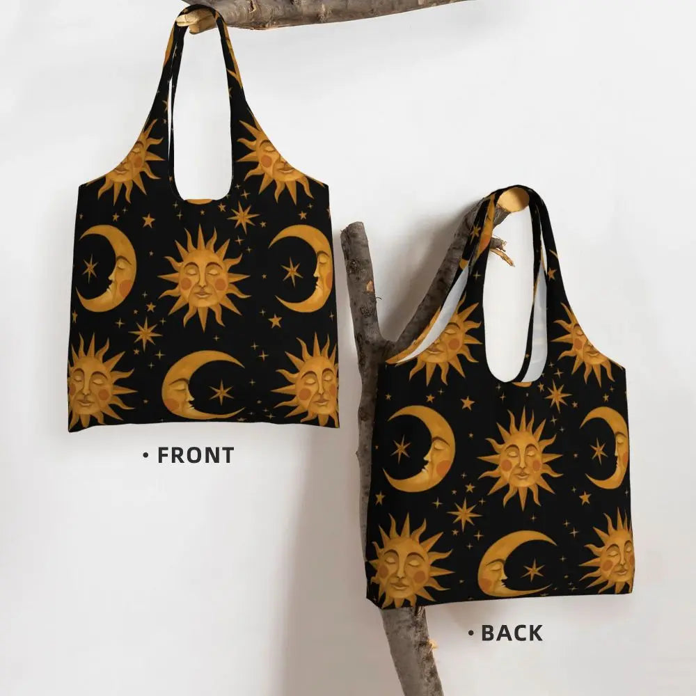 Bolsa lua e estrelas