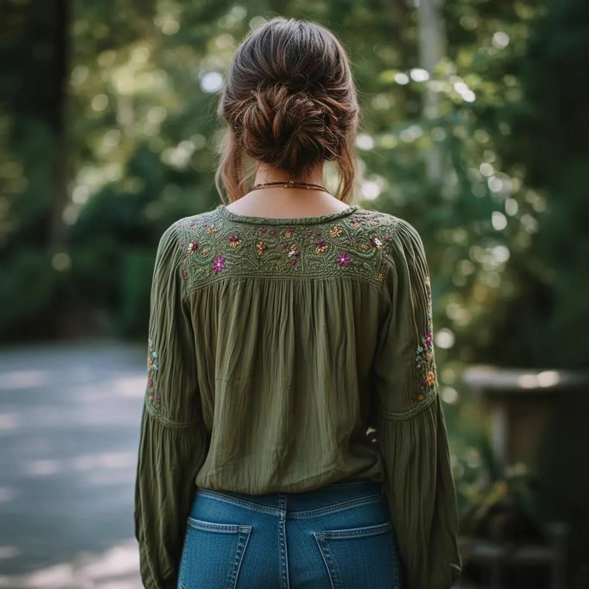 Blusa Feminina Estilo Étnico