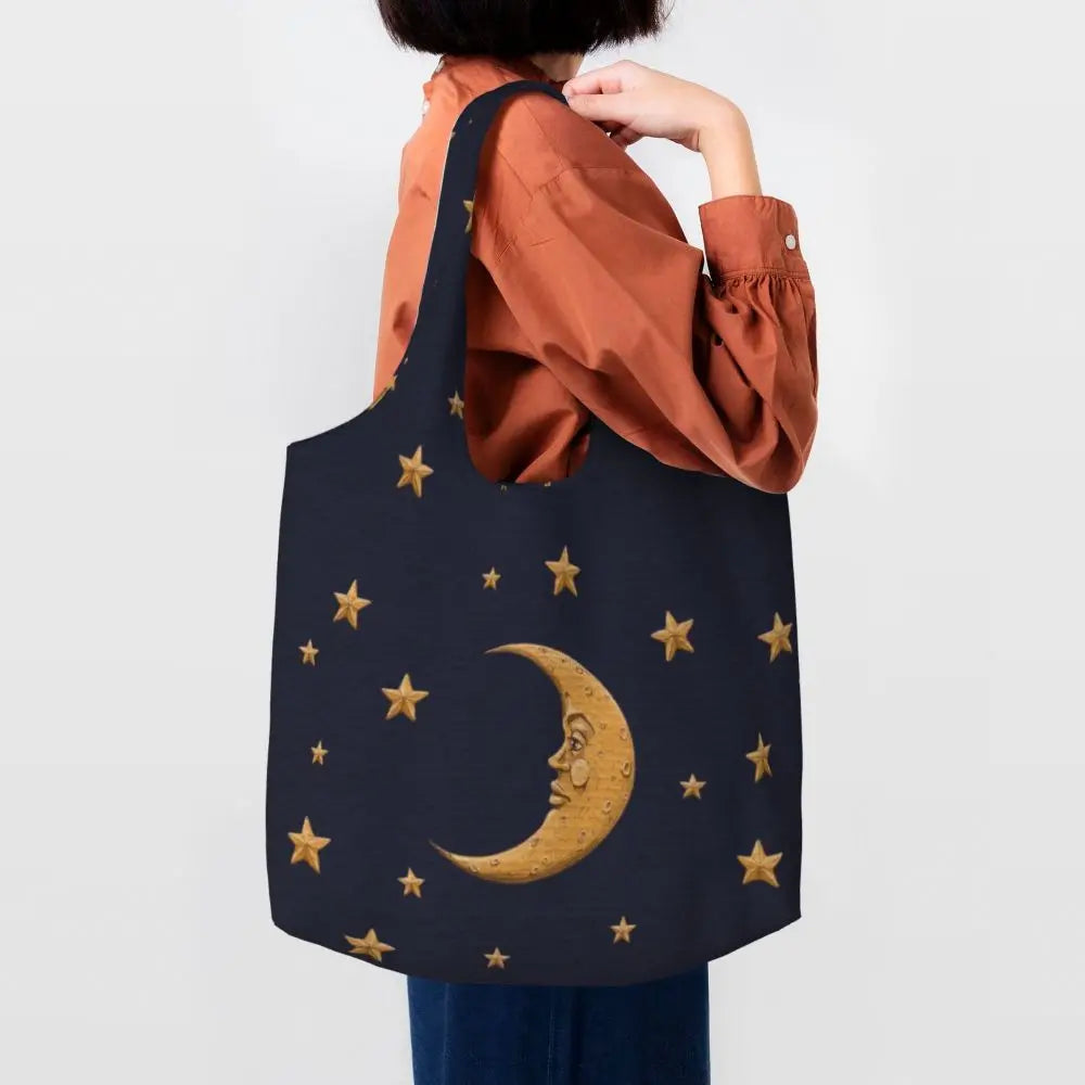 Bolsa lua e estrelas