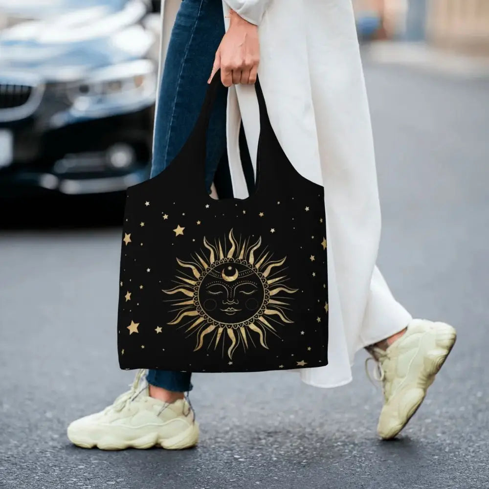 Bolsa lua e estrelas