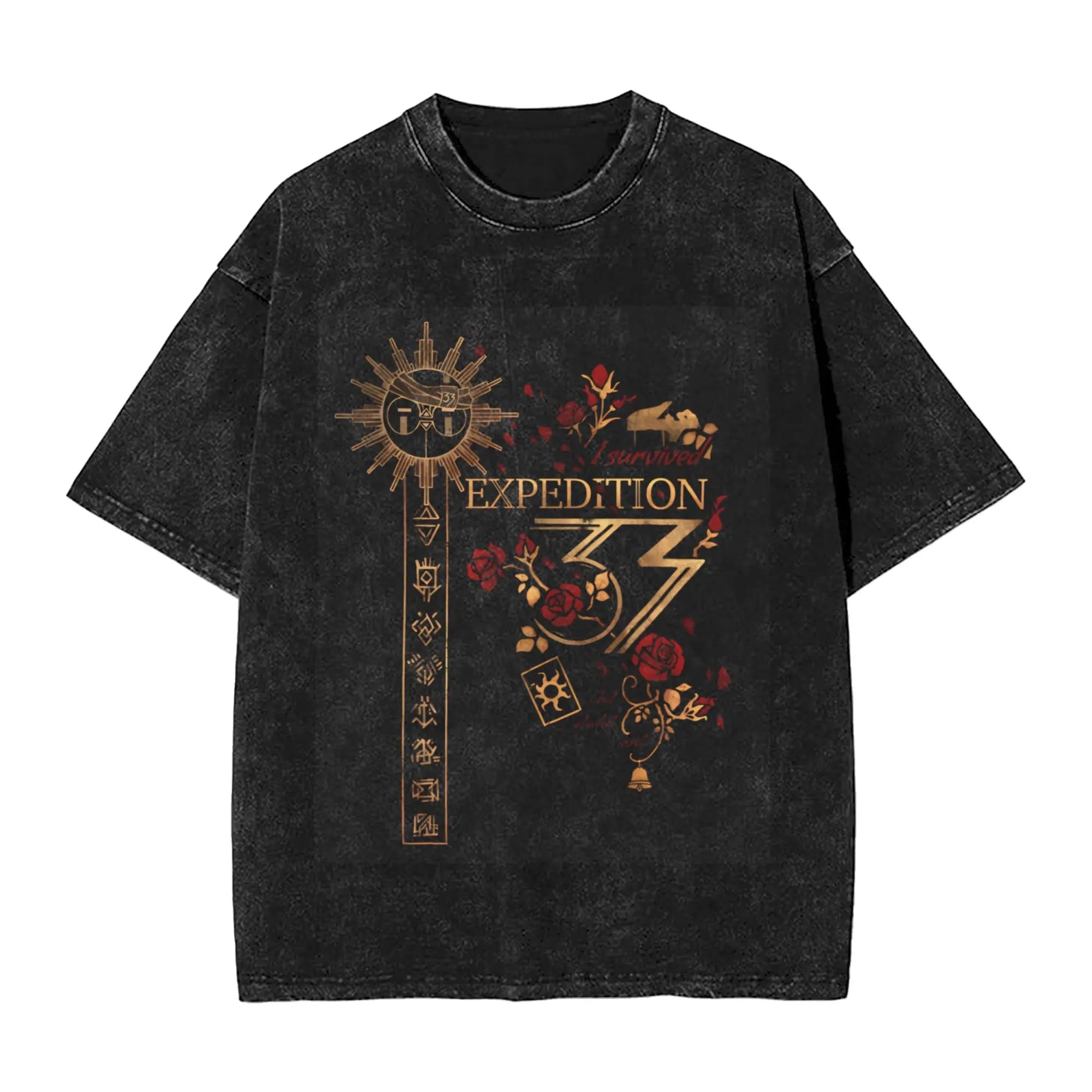 Camiseta sol negro