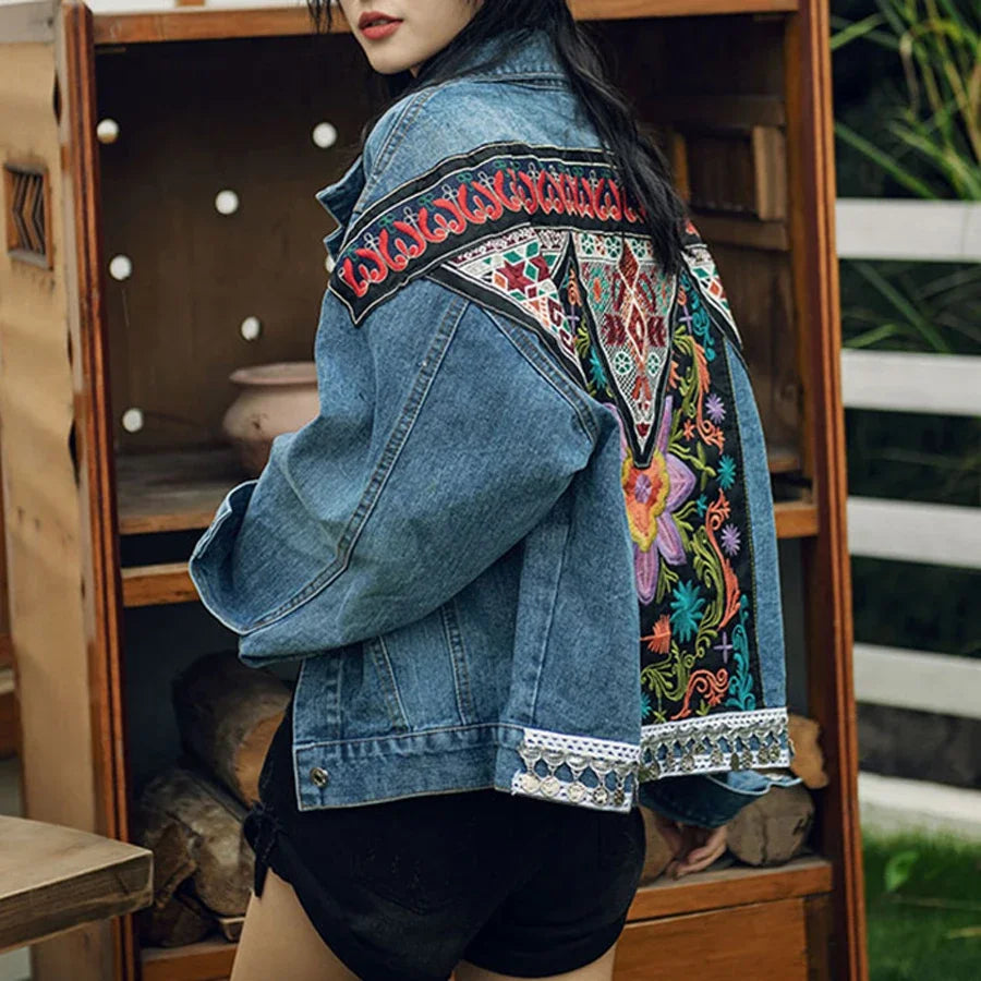 jaqueta jeans BOHO
