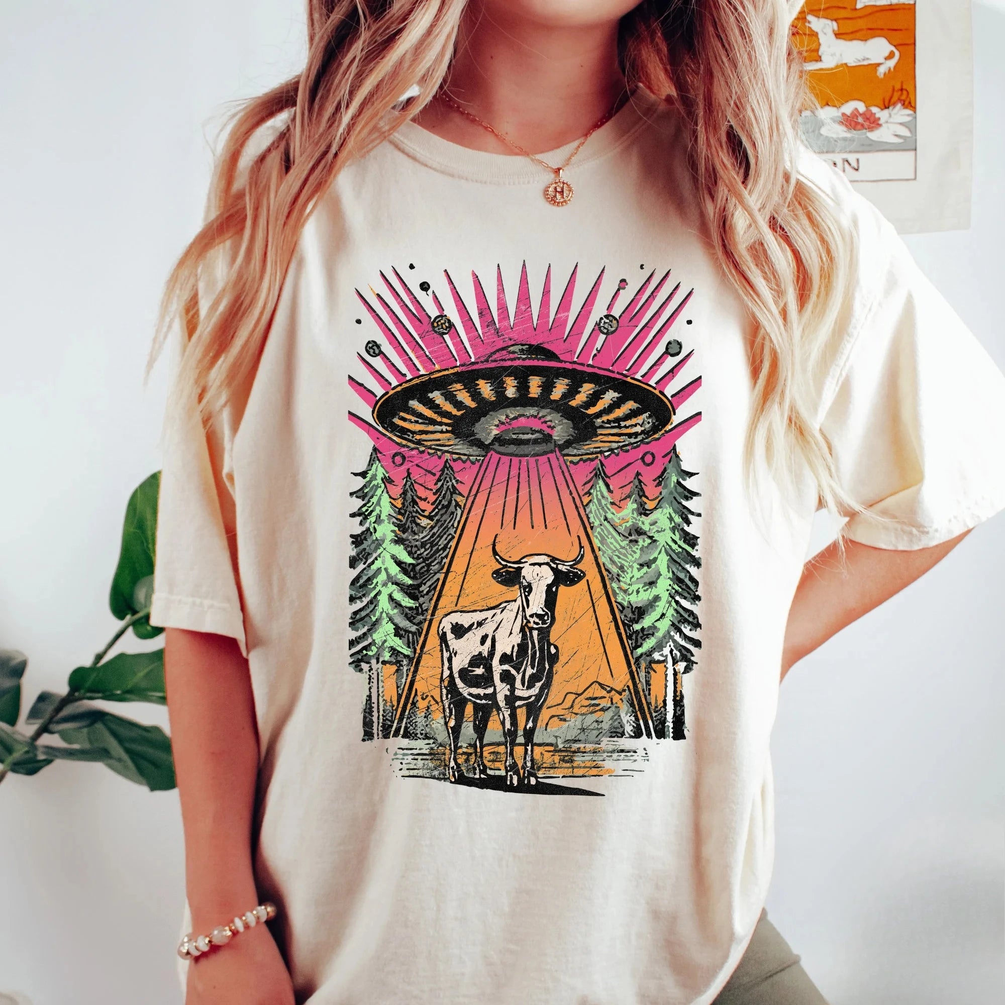 Camiseta OVNI Abdução