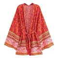 Kimono BOHO primavera mídi