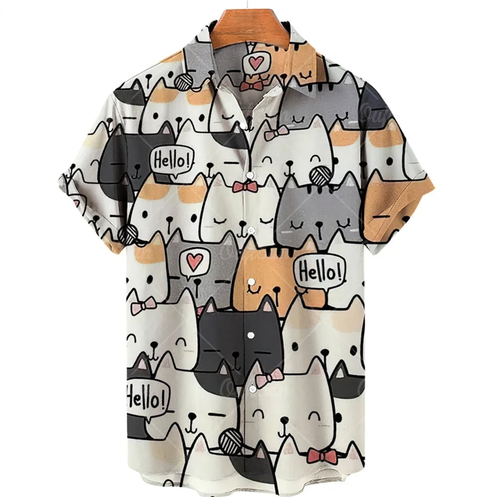Camisa cat modern