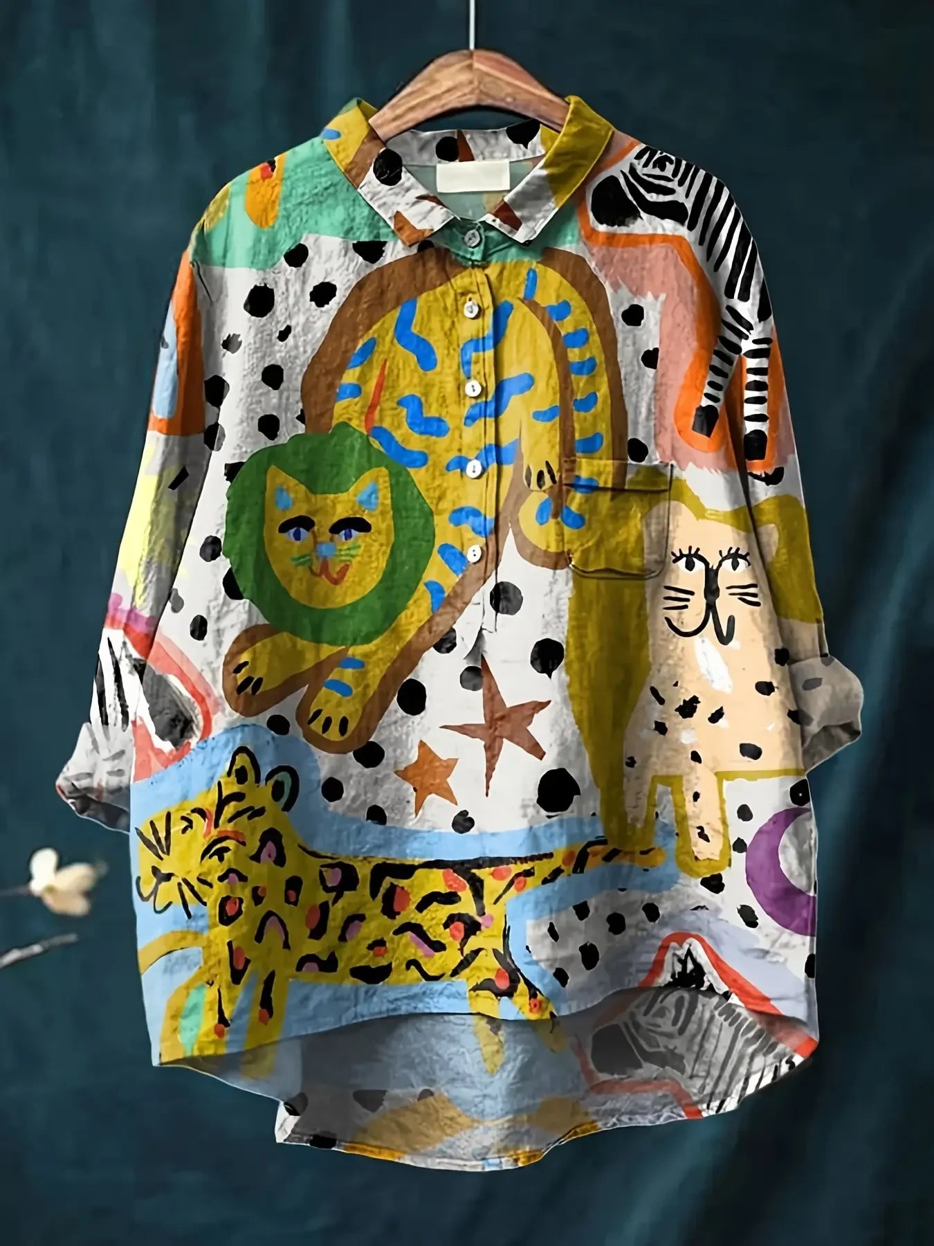 Camisa feminina LION