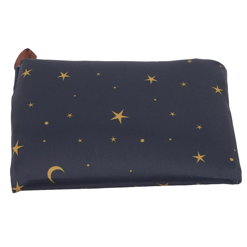 Saco de armazenamento de compras dobrável grosso grande capacidade saco de compras reutilizável eco amigável supermercado bolsa de ombro à prova dwaterproof água