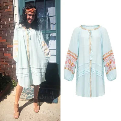 Vestido BATA . Boho
