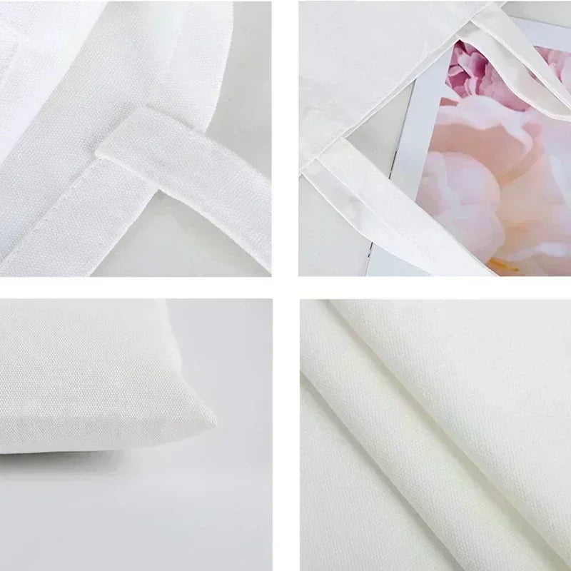 Bolsa tote de lona com mau olhado, bolsa de ombro estética vintage para mulheres, estudantes, grande capacidade, bolsa para livro, ecológica