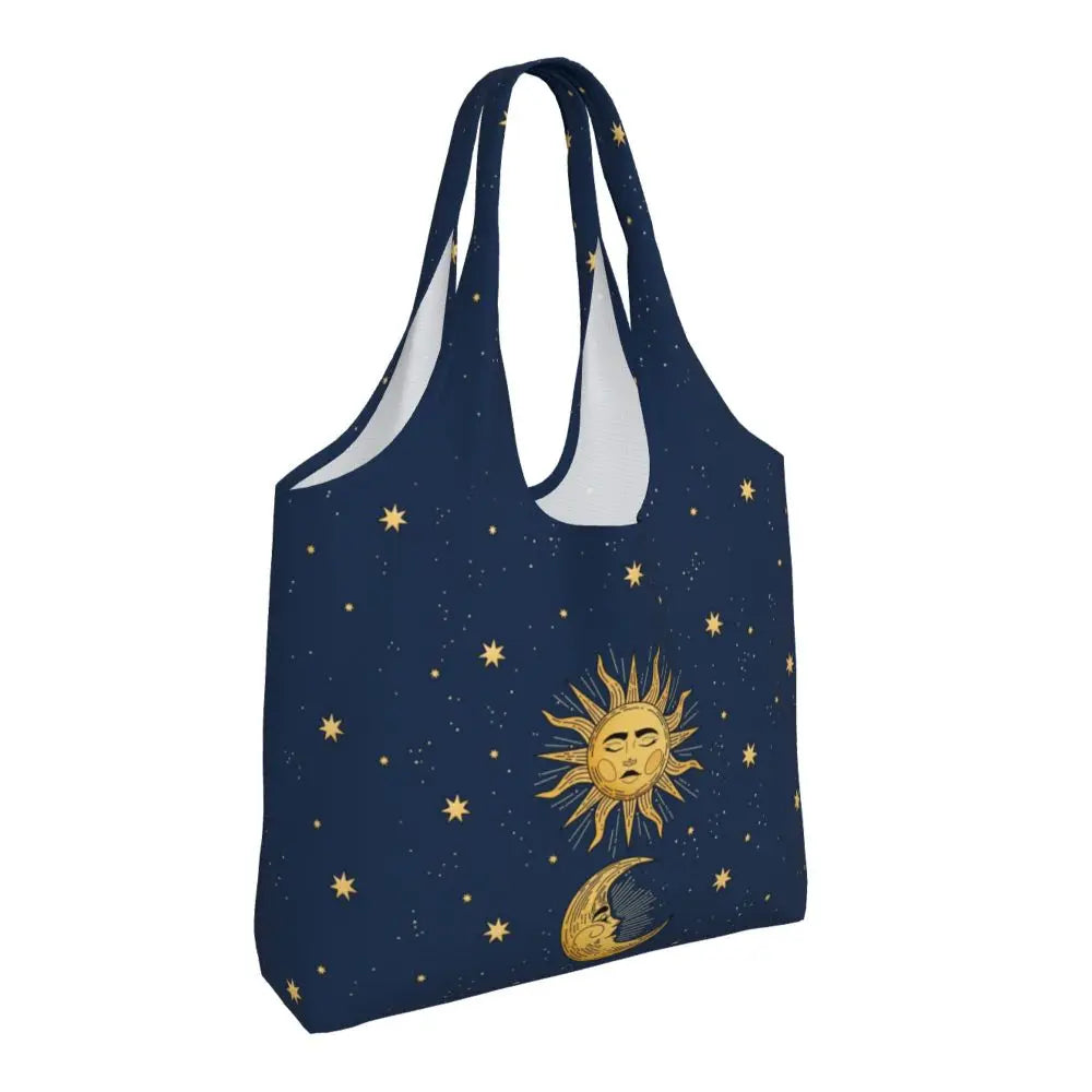 Bolsa lua e estrelas