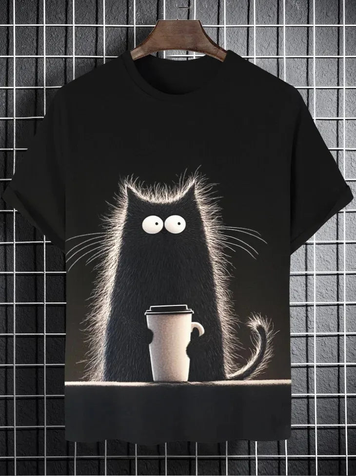 Camiseta arco íris cat