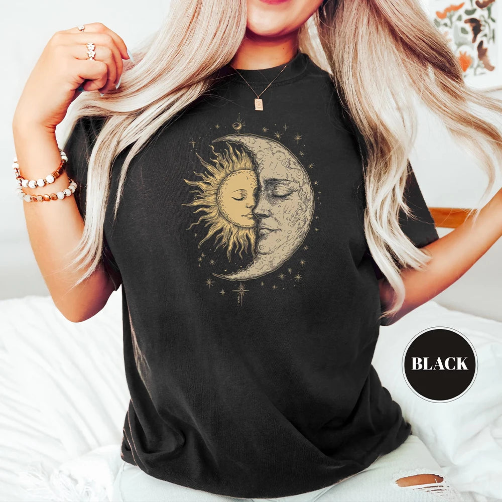 Camiseta mística sol e lua