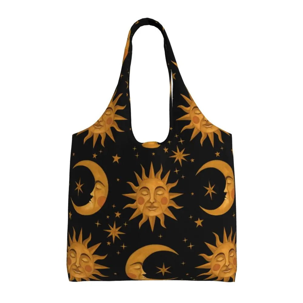 Bolsa lua e estrelas