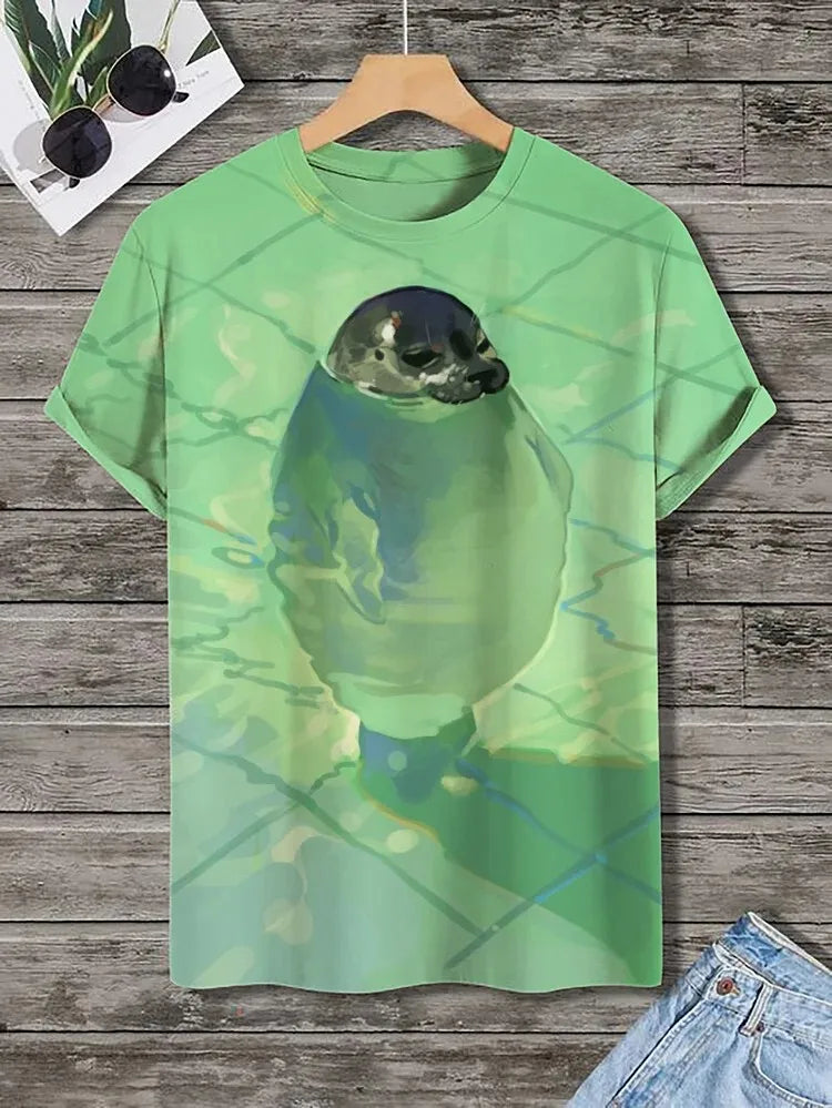Camiseta arco íris cat