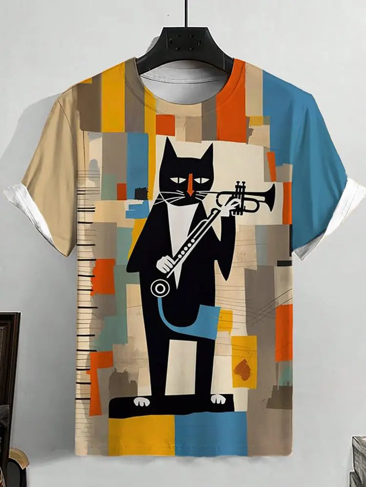 Camiseta cat vermelha e variações