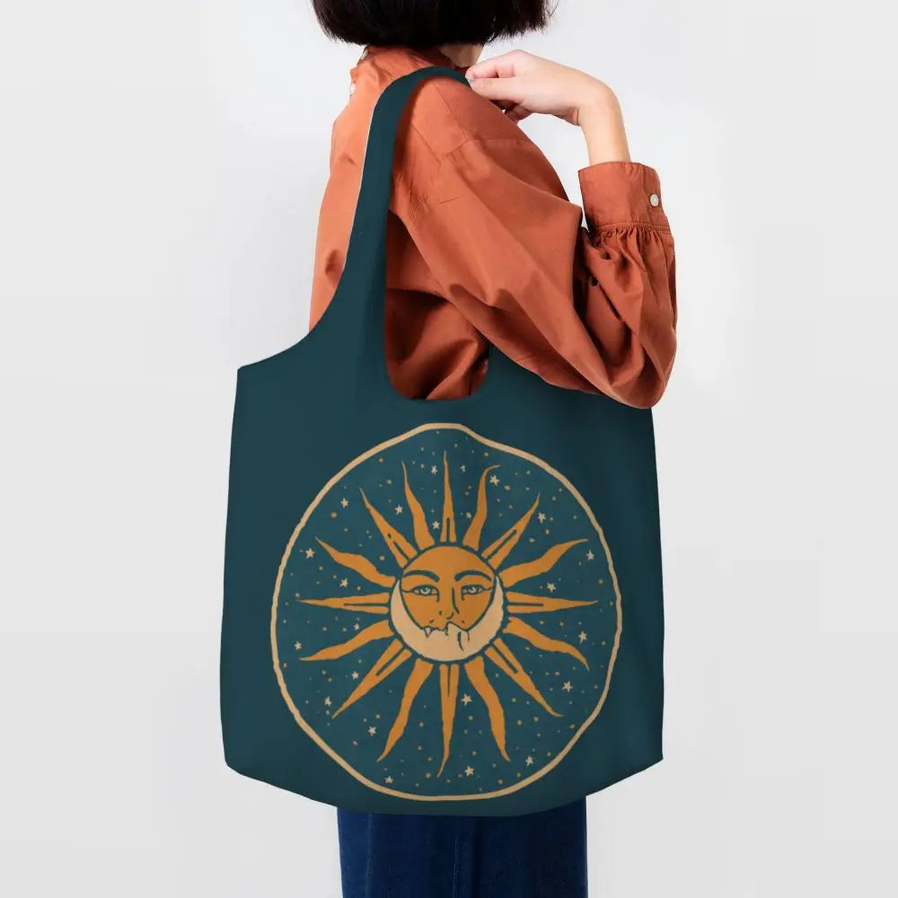 Bolsa lua e estrelas