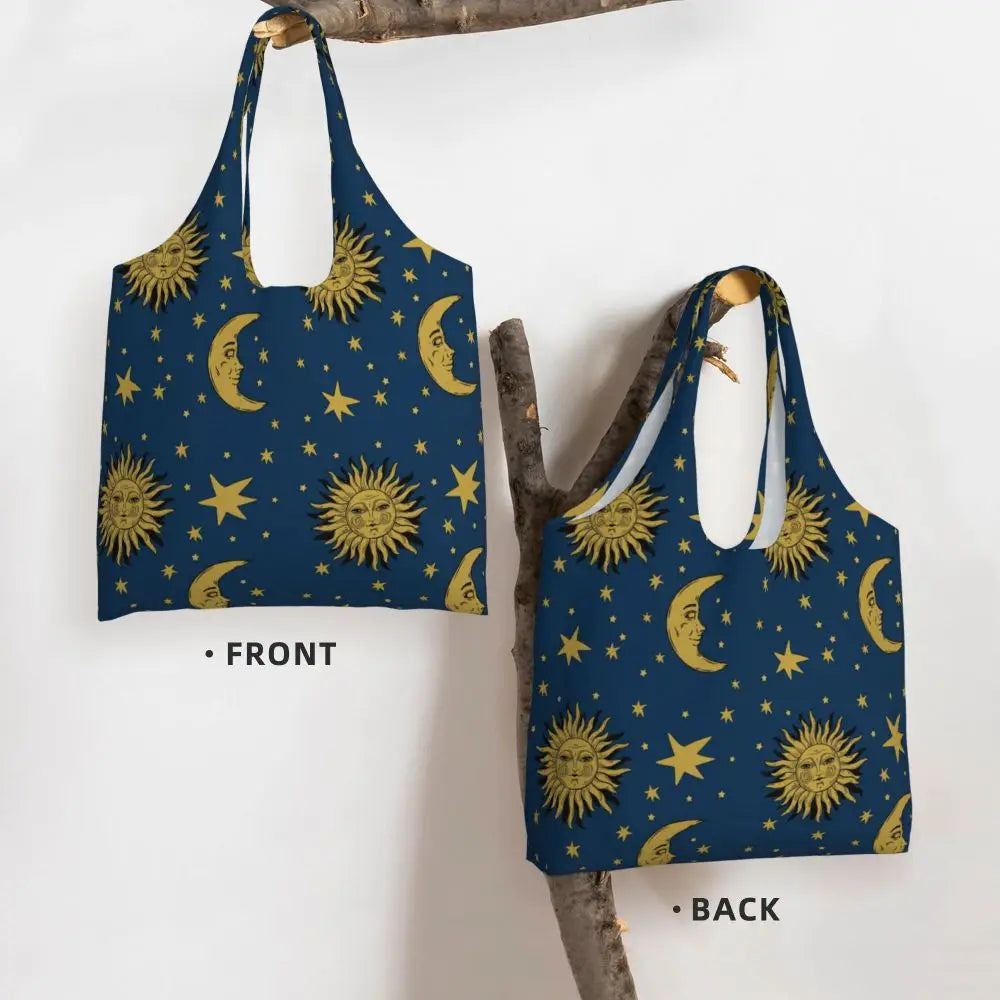 Bolsa lua e estrelas