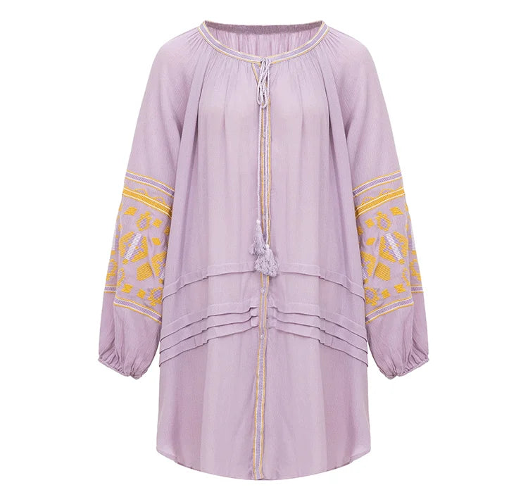 Vestido BATA . Boho